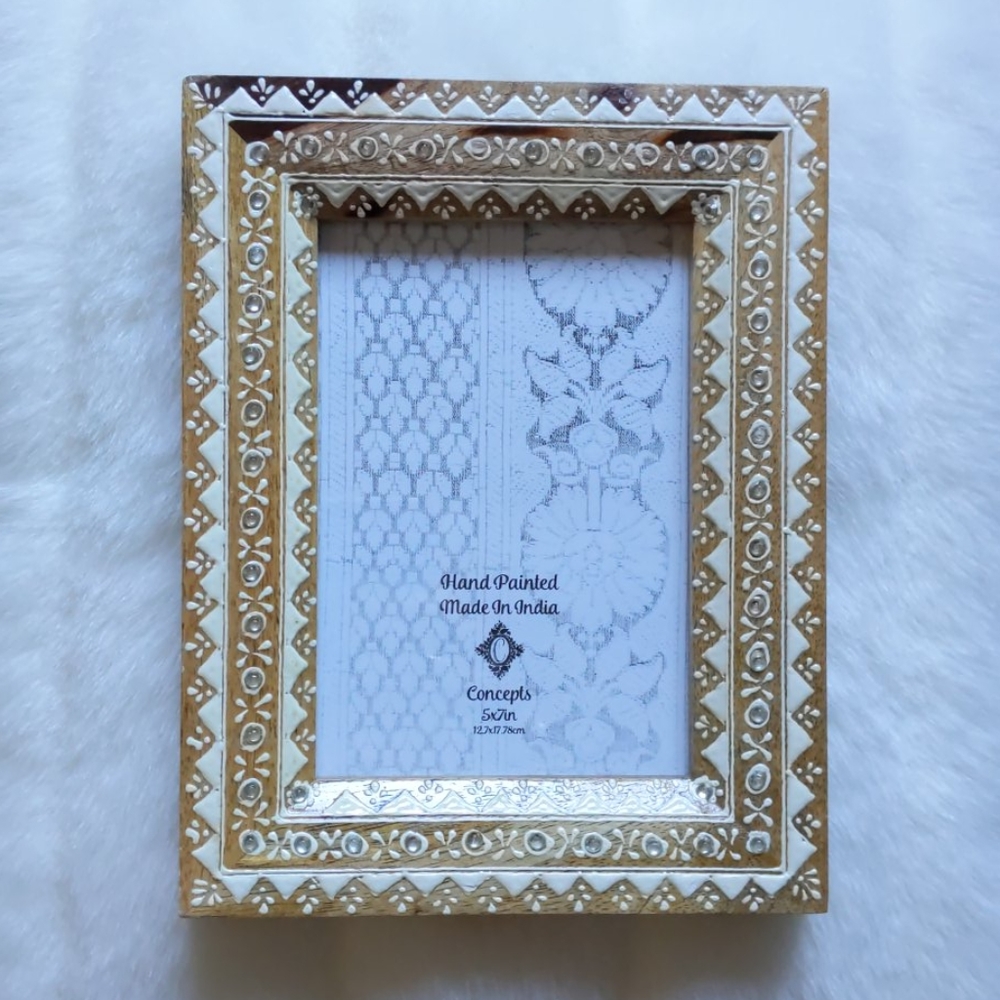 🌸🤎Hand painted frame
